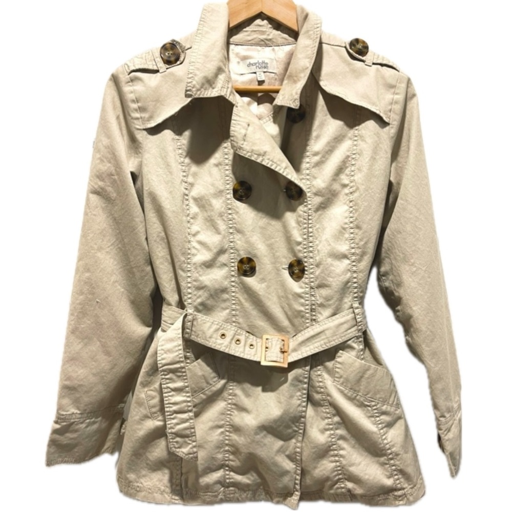 Sz.M-Lightweight Belted Trench Coat